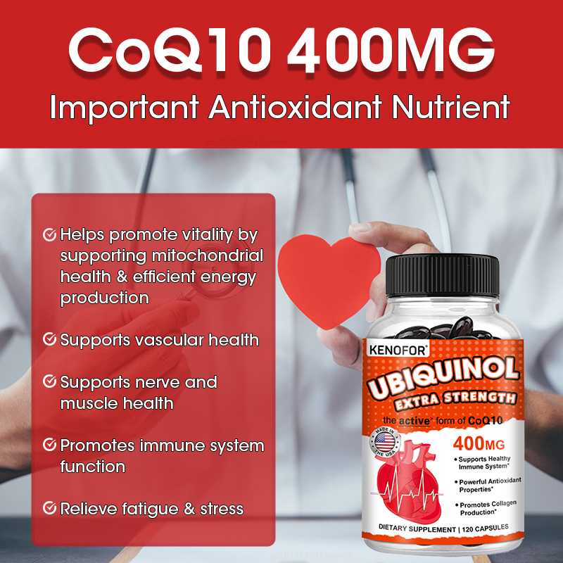 Kenofer Ubiquinol CoQ10 400 mg - Coq10 Ubiquinol Softgel ulasan dan harga
